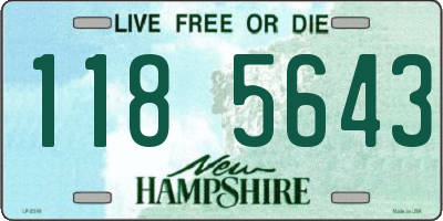 NH license plate 1185643