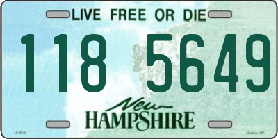 NH license plate 1185649