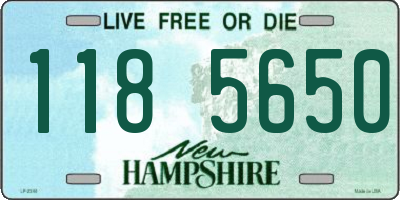 NH license plate 1185650