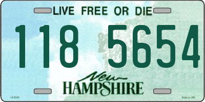 NH license plate 1185654