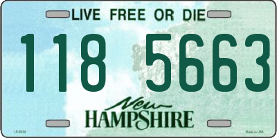 NH license plate 1185663