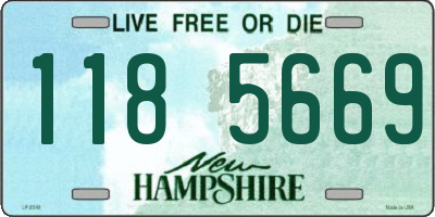 NH license plate 1185669