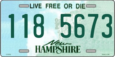 NH license plate 1185673