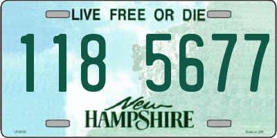 NH license plate 1185677
