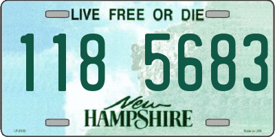 NH license plate 1185683