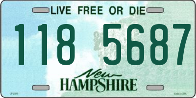 NH license plate 1185687