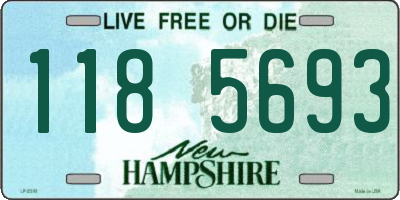 NH license plate 1185693
