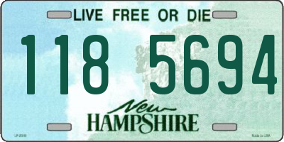 NH license plate 1185694