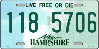 NH license plate 1185706