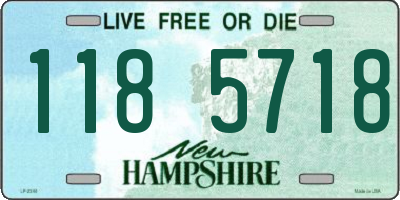NH license plate 1185718