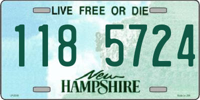NH license plate 1185724