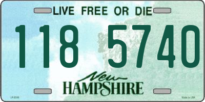 NH license plate 1185740
