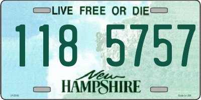 NH license plate 1185757