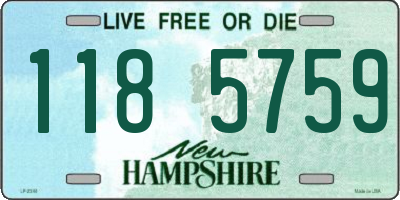 NH license plate 1185759
