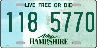 NH license plate 1185770