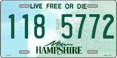 NH license plate 1185772
