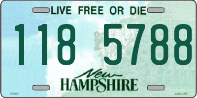 NH license plate 1185788