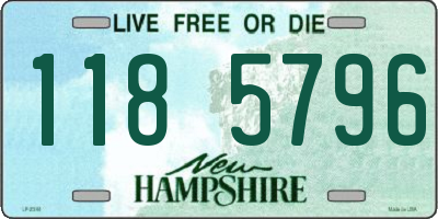 NH license plate 1185796