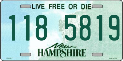 NH license plate 1185819