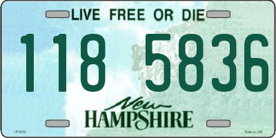 NH license plate 1185836
