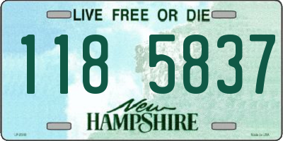 NH license plate 1185837