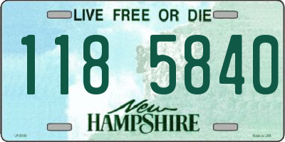 NH license plate 1185840