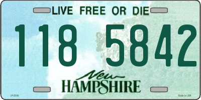 NH license plate 1185842