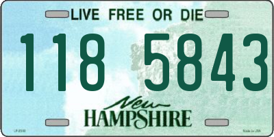 NH license plate 1185843
