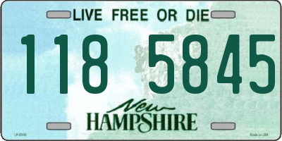 NH license plate 1185845