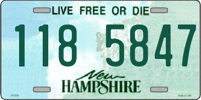 NH license plate 1185847