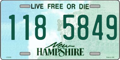 NH license plate 1185849