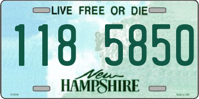 NH license plate 1185850