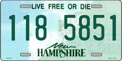 NH license plate 1185851