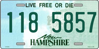 NH license plate 1185857