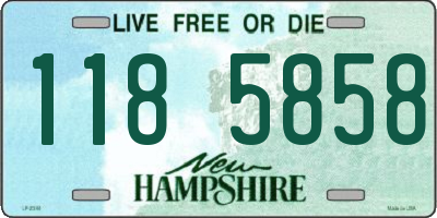 NH license plate 1185858