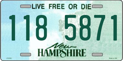 NH license plate 1185871