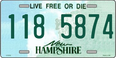 NH license plate 1185874