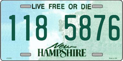 NH license plate 1185876