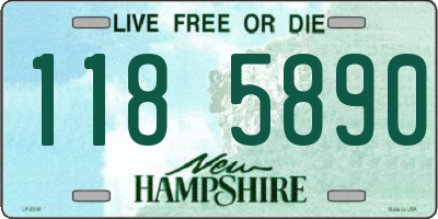 NH license plate 1185890