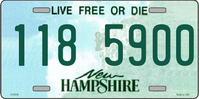NH license plate 1185900