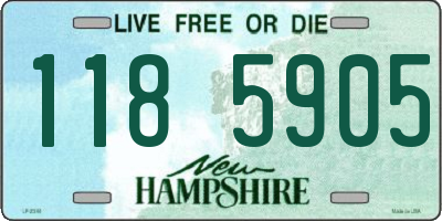 NH license plate 1185905
