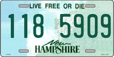 NH license plate 1185909