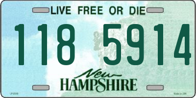 NH license plate 1185914