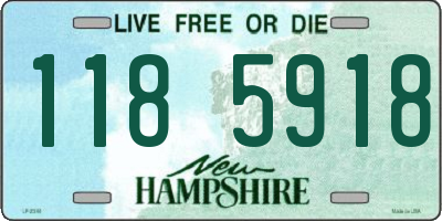 NH license plate 1185918