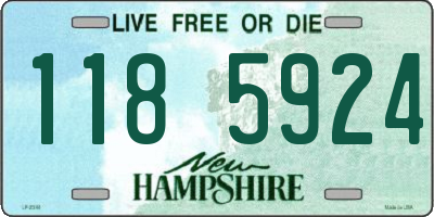 NH license plate 1185924