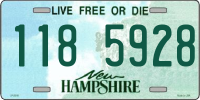 NH license plate 1185928