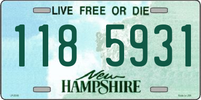 NH license plate 1185931