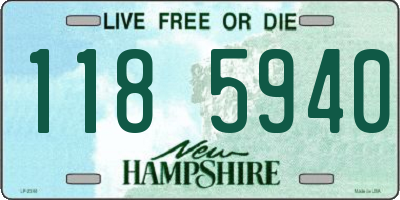 NH license plate 1185940