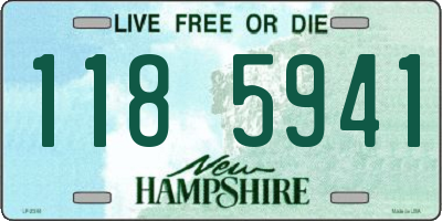 NH license plate 1185941