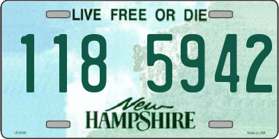 NH license plate 1185942
